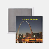 Saint Louis Missouri Magnet (Vorderseite/Rückseite)