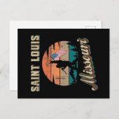 Saint Louis Missouri Postkarte (Vorne/Hinten)