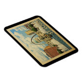 Saint Louis Missouri Vintage Travel Magnet (Rechte Seite)