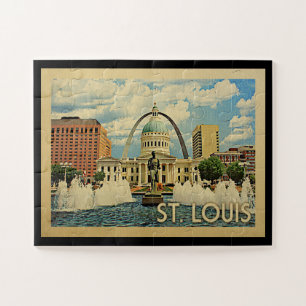 Saint Louis Puzzle Missouri Vintage