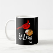 Saint Louis Red Cardinal Number 50 Baseball Art  Kaffeetasse (Links)