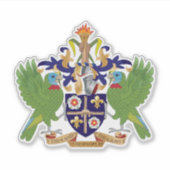 Saint Lucia Aufkleber (Vorderseite)