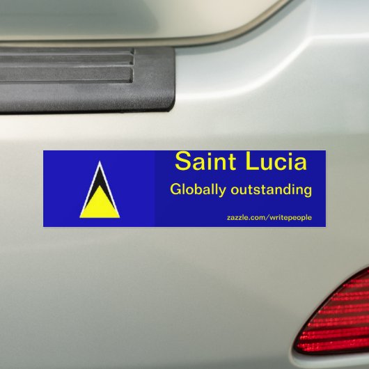 Saint Lucia Autoaufkleber (Auf Auto)
