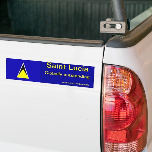 Saint Lucia Autoaufkleber (Auf Lkw)