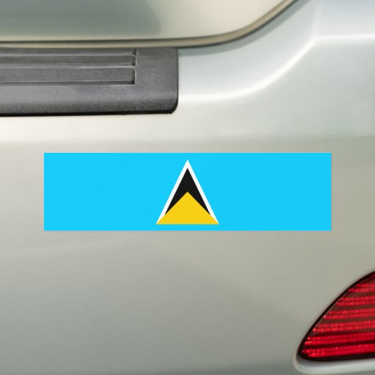 Saint Lucia Autoaufkleber (Auf Auto)