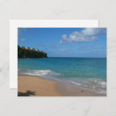Saint Lucia Beach Tropical Ferien Landschaft (Vorne/Hinten)