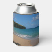 Saint Lucia Beach Tropical Ferien Landschaft Dosenkühler (Kanne Rückseite)