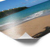 Saint Lucia Beach Tropical Ferien Landschaft Fotodruck (Ecke)