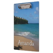 Saint Lucia Beach Tropical Ferien Landschaft Klemmbrett (Links)