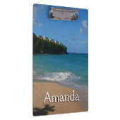 Saint Lucia Beach Tropical Ferien Landschaft Klemmbrett (Rechts)