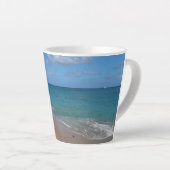 Saint Lucia Beach Tropical Ferien Landschaft Milchtasse (Rechte Ecke)