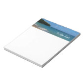 Saint Lucia Beach Tropical Ferien Landschaft Notizblock (Rotiert)
