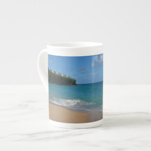 Saint Lucia Beach Tropical Ferien Landschaft Porzellantasse