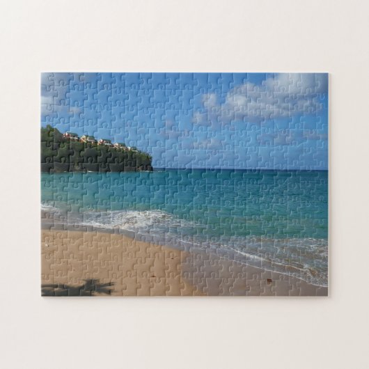 Saint Lucia Beach Tropical Ferien Landschaft Puzzle (Horizontal)