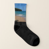 Saint Lucia Beach Tropical Ferien Landschaft Socken (Rechts - Außen)