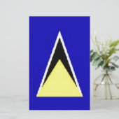 Saint Lucia Briefpapier (Stehend Vorderseite)