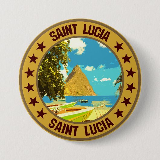 Saint Lucia Button (Vorderseite)