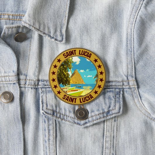 Saint Lucia Button (Beispiel)