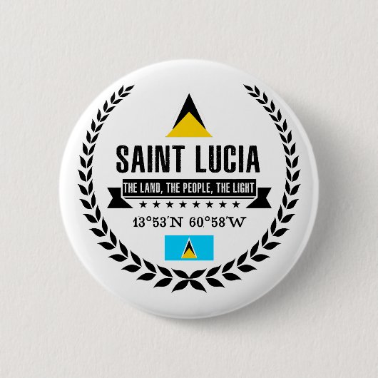 Saint Lucia Button (Vorderseite)