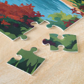 Saint Lucia Die Pitons Reisen Kunst Vintag Puzzle (Seite)