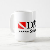 Saint Lucia DV4 Kaffeetasse (Vorderseite Links)