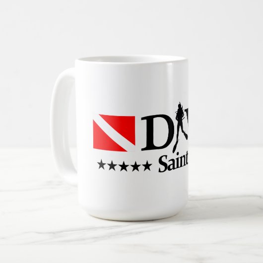 Saint Lucia DV4 Kaffeetasse (Vorderseite Links)