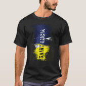 Saint Lucia einfach wunderschöner T - Shirt (Vorderseite)