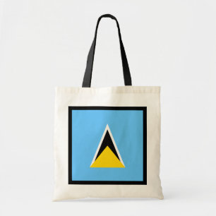 Saint Lucia Flag Bag Tragetasche