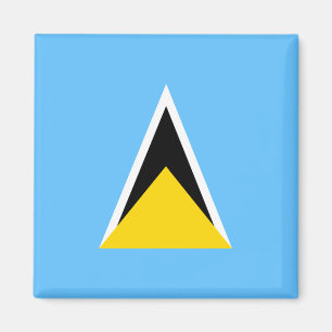 Saint Lucia Flag Magnet