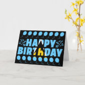 Saint Lucia Flag Patriotic Geburtstag Karte (Gelbe Blume)