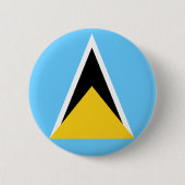 Saint Lucia Flag Saint Lucia Unabhängigkeit Button (Vorderseite)