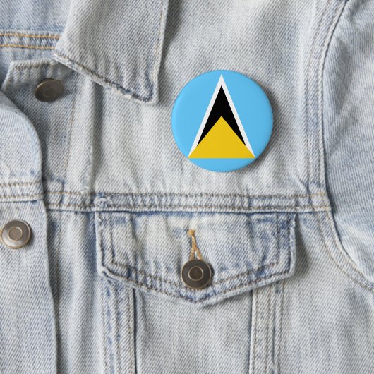 Saint Lucia Flag Saint Lucia Unabhängigkeit Button (Beispiel)