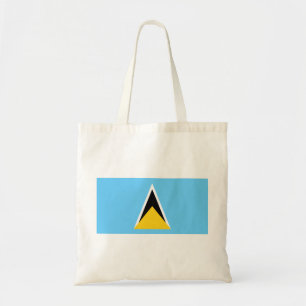Saint Lucia Flag Tragetasche