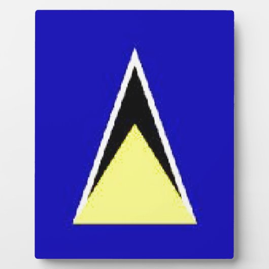 Saint Lucia Fotoplatte (Vorderseite)