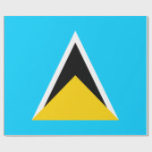 Saint Lucia Geschenkpapier (Flach)
