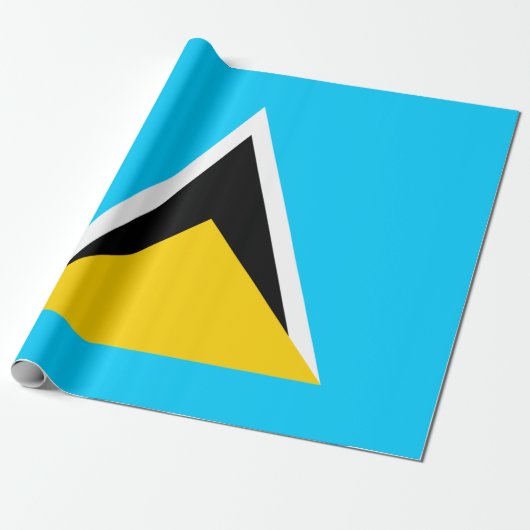 Saint Lucia Geschenkpapier (Ungerollt)