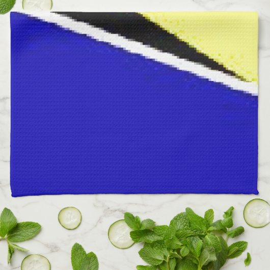 Saint Lucia Geschirrtuch (Gefaltet)