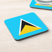 Saint Lucia Getränkeuntersetzer (Linke Seite)