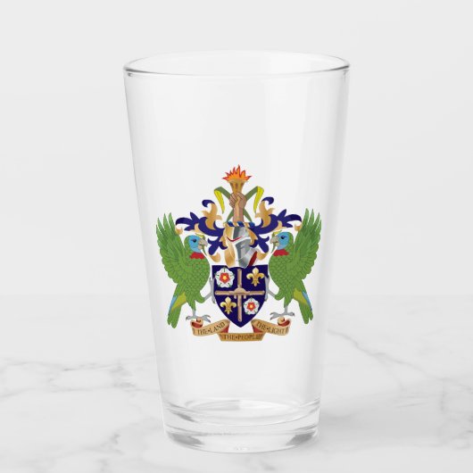 Saint Lucia Glas (Vorderseite)