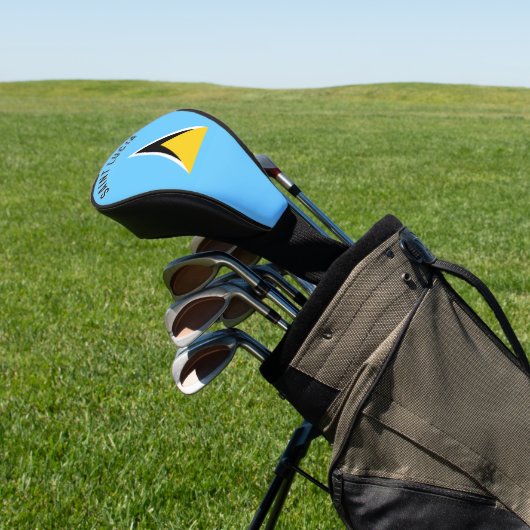 Saint Lucia Golf Headcover (In SItu)