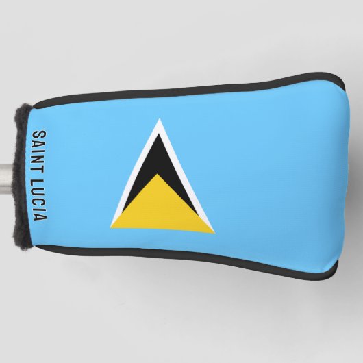 Saint Lucia Golf Headcover (Vorderseite)