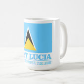 Saint Lucia Kaffeetasse (VorderseiteRechts)