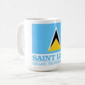 Saint Lucia Kaffeetasse (Vorderseite Links)