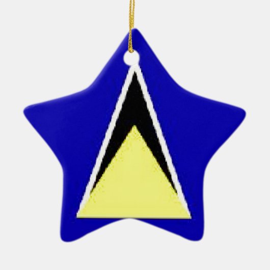 Saint Lucia Keramikornament (Vorne)