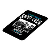 Saint Lucia Magnet (Linke Seite)