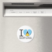 Saint Lucia Magnet (In Situ (Geschirrspüler))