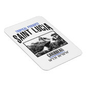 Saint Lucia Magnet (Rechte Seite)