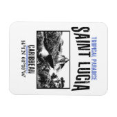 Saint Lucia Magnet (Horizontal)