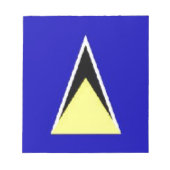 Saint Lucia Notizblock (Vorderseite)