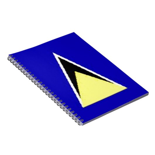 Saint Lucia Notizblock (Rechte Seite)